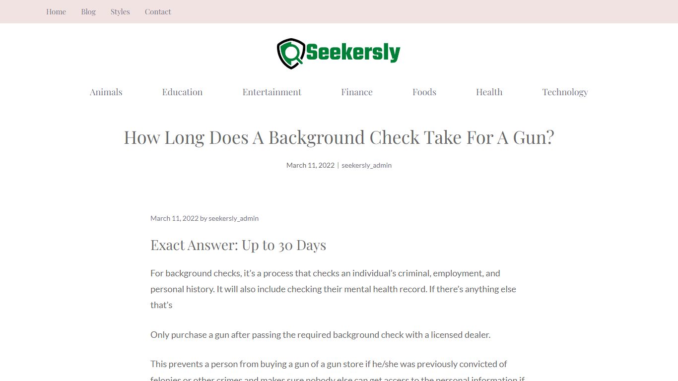 How Long Does A Background Check Take For A Gun? - Seekersly